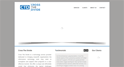 Desktop Screenshot of crossthedivide.com